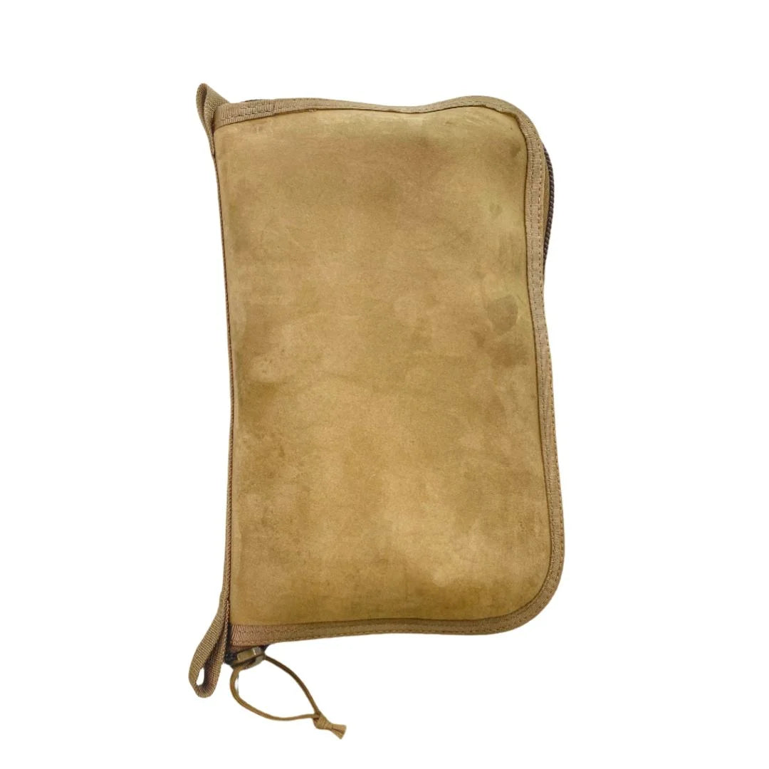 Leather Coyote Coyote Major Dopp Bag Large from Recycled Firefighter. Professional tactical construction for everyday operations.