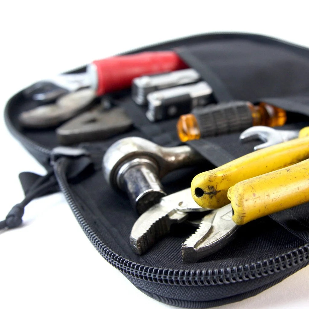 Professional Major Dopp Bag Large by Recycled Firefighter. Honors first responder service with durability.