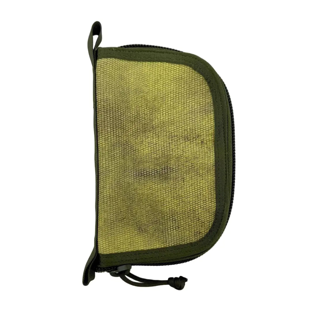 Recycled Firefighter's Major Dopp Bag Small in Vintage Yellow and Olive Drab. Built tough for demanding professional and tactical applications.