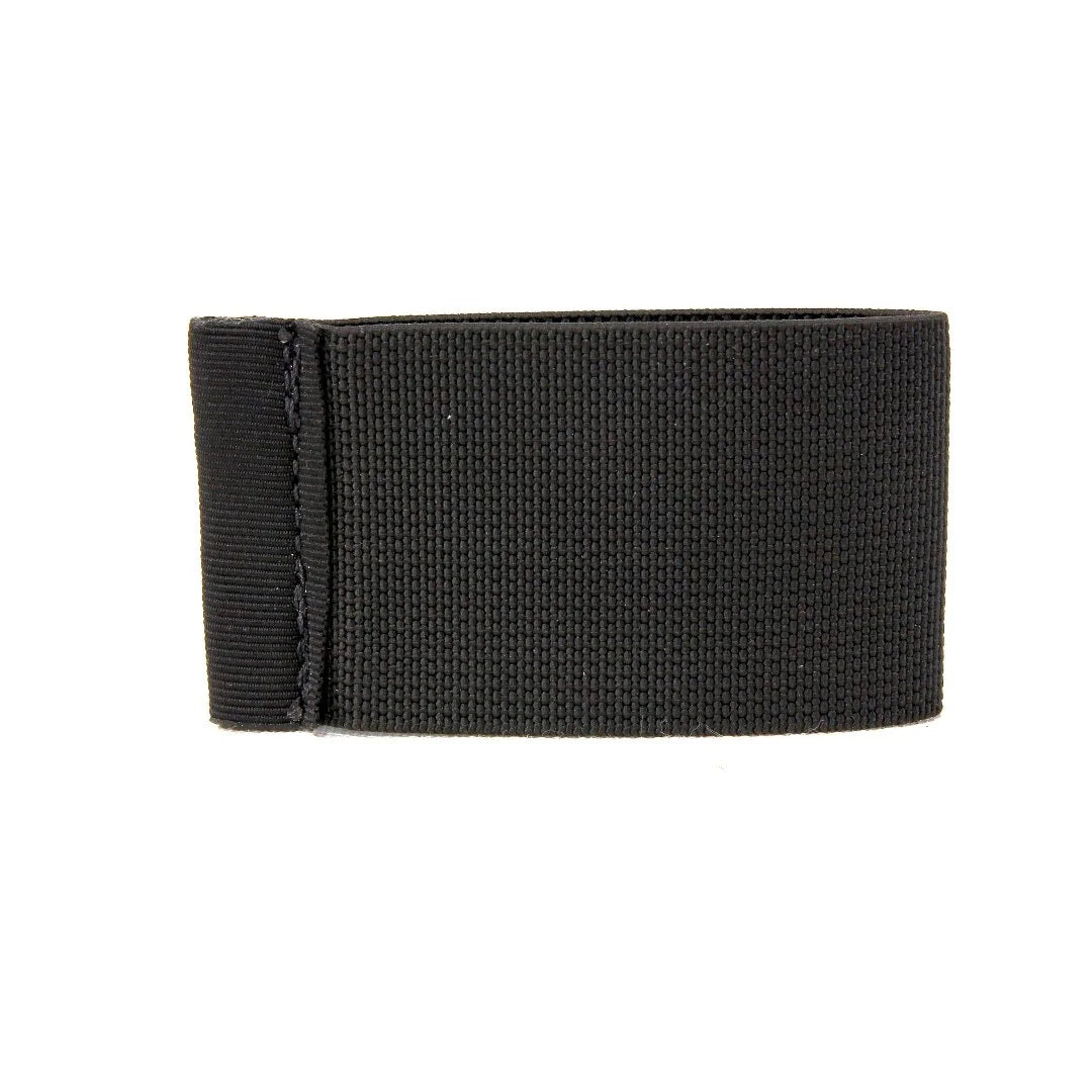 Minimalist Elastic Card Band Wallet by Recycled Firefighter. Quality tactical gear celebrating first responder heritage.