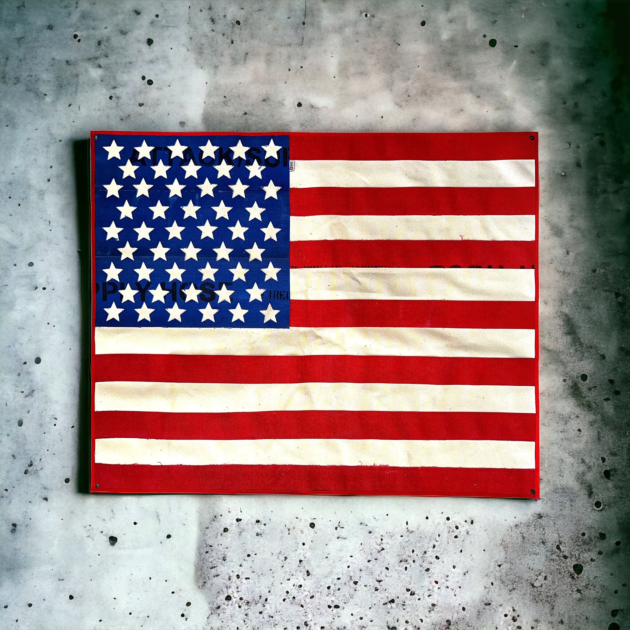 FIRE HOSE AMERICAN FLAG – Recycled Firefighter