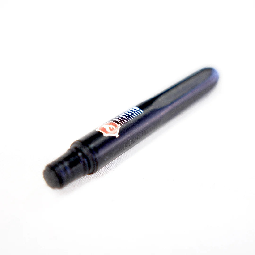 Recycled Firefighter's black Pokka Pen. Quality tactical gear built for demanding professional use.
