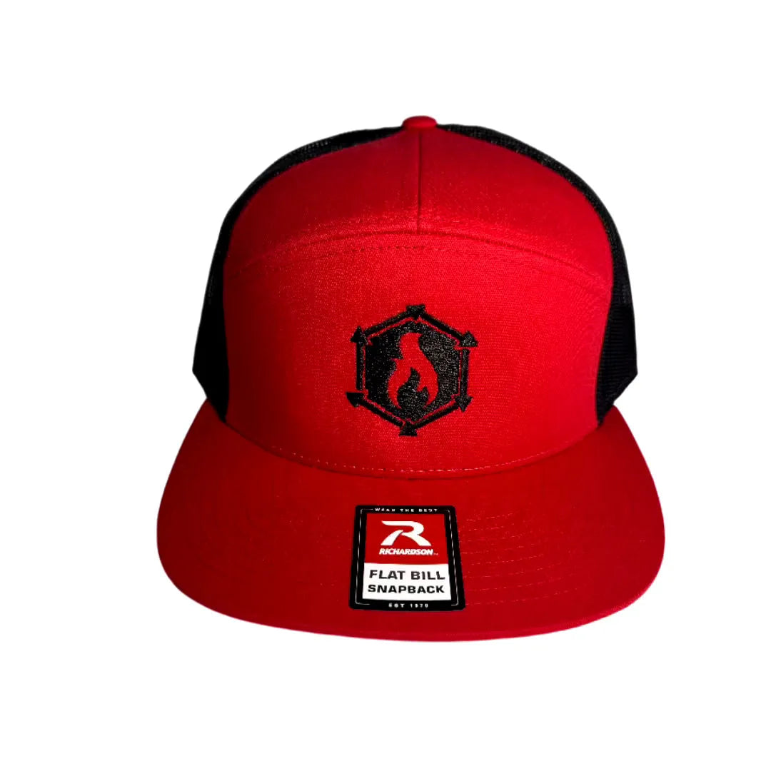 The Black-Red edition Recycled Firefighter Logo Hat from Recycled Firefighter. Tactical quality designed for demanding professionals.