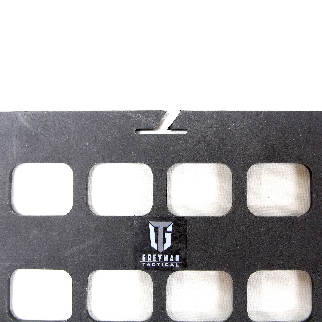 Rigid Molle Panel for 24Hr Packs in Rigid Molle Panel for 24Hr Packs by Recycled Firefighter. Durable professional gear for tactical applications.