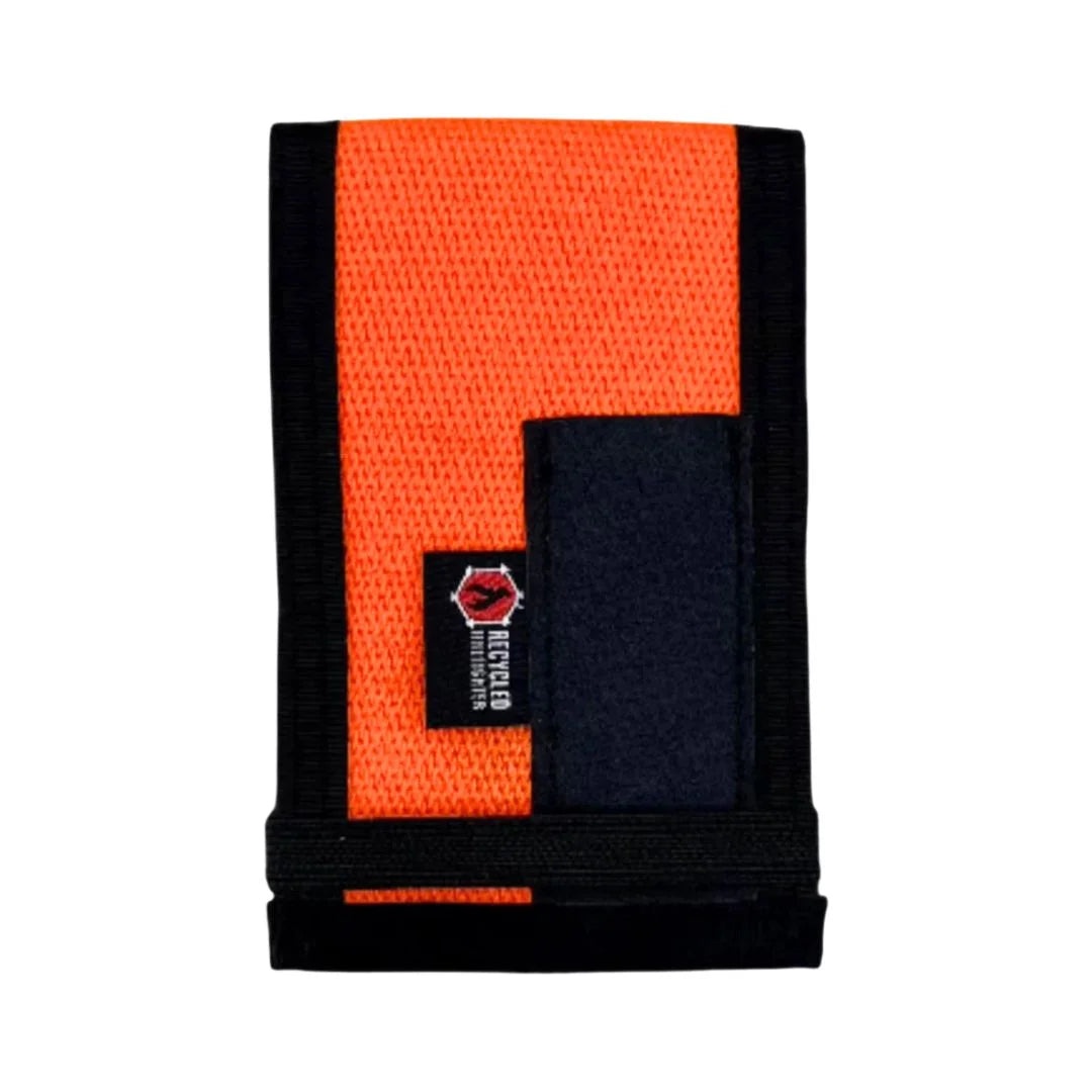 The Orange and Black Rite In The Rain Notebook Cover from Recycled Firefighter. Tactical quality meets professional design standards.
