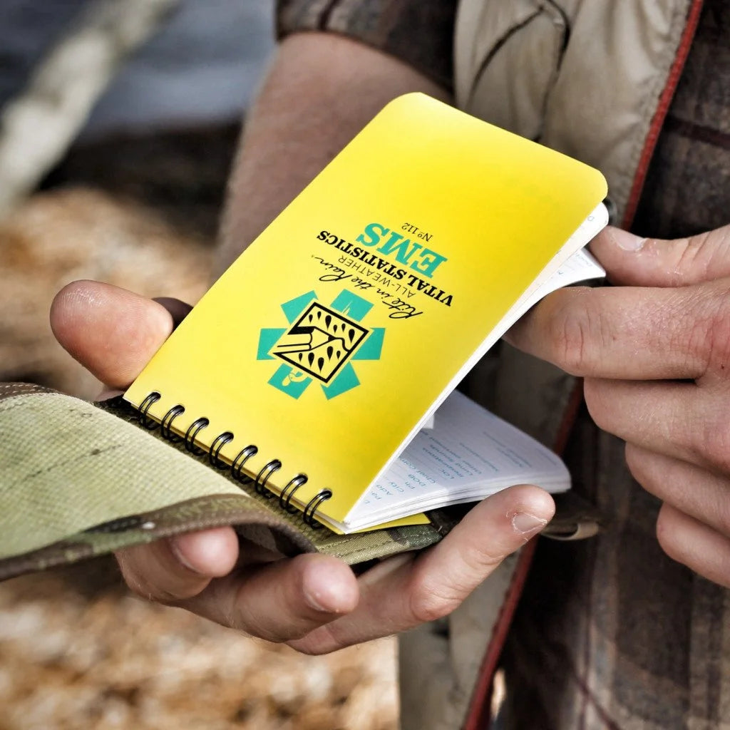 Professional Rite In The Rain Notebook Cover by Recycled Firefighter. Honors first responder service with durability.