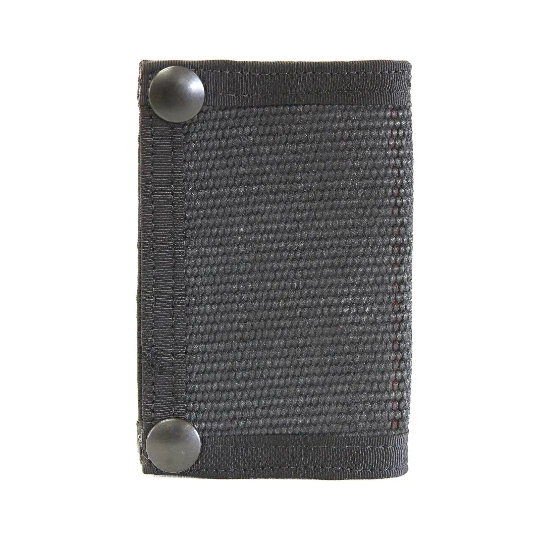 The black hose edition Rookie Snap Wallet from Recycled Firefighter. Tactical quality designed for demanding professionals.