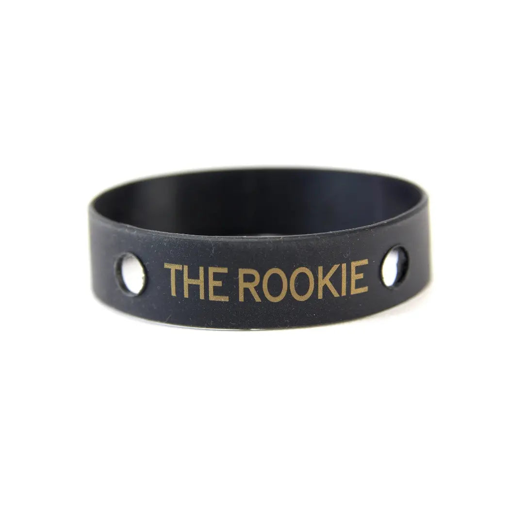 Black and Gold Rookie Wallet Band from Recycled Firefighter. Professional tactical construction for everyday operations.