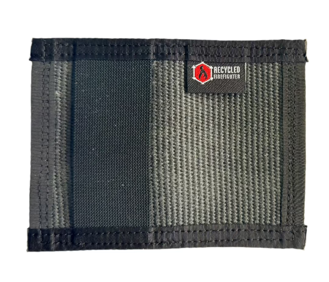 Rookie Wallet - Firehose Edition Black and Black Recycledfirefighter
