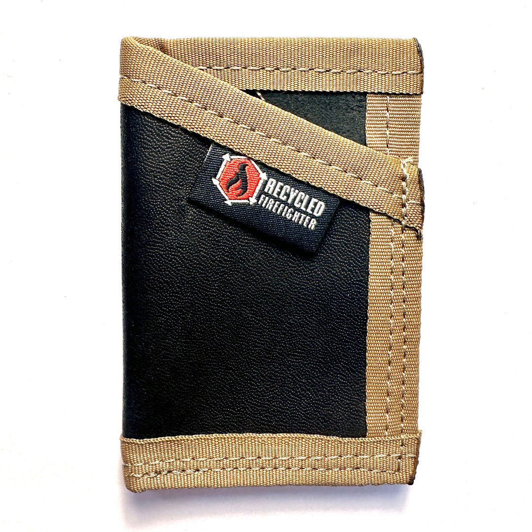 Sergeant Wallet - Combat Boot Leather Edition Wallet Recycled Firefighter