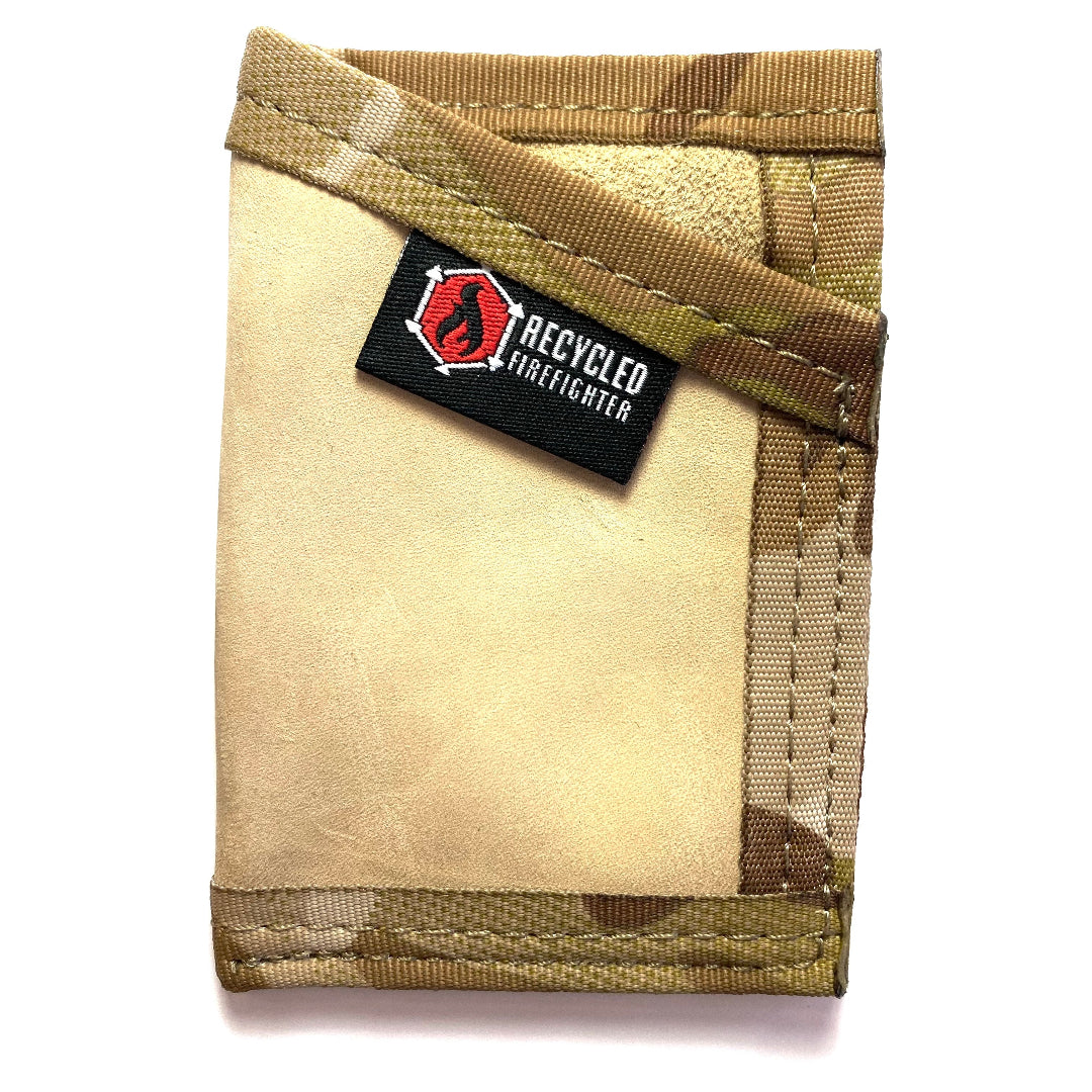 Sergeant Wallet - Combat Boot Leather Edition Wallet Recycled Firefighter