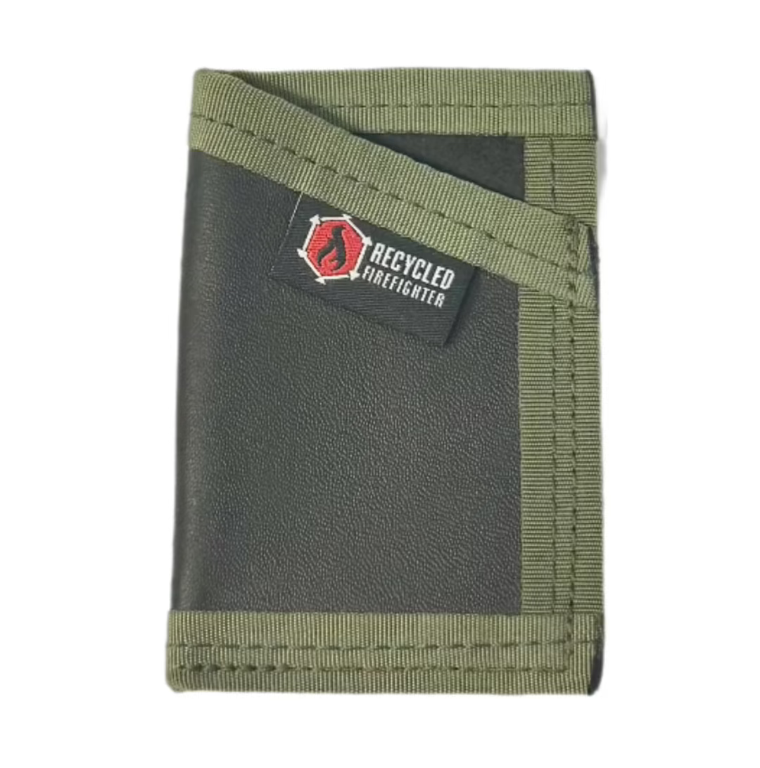 Sergeant Wallet - Combat Boot Leather Edition Wallet Recycled Firefighter