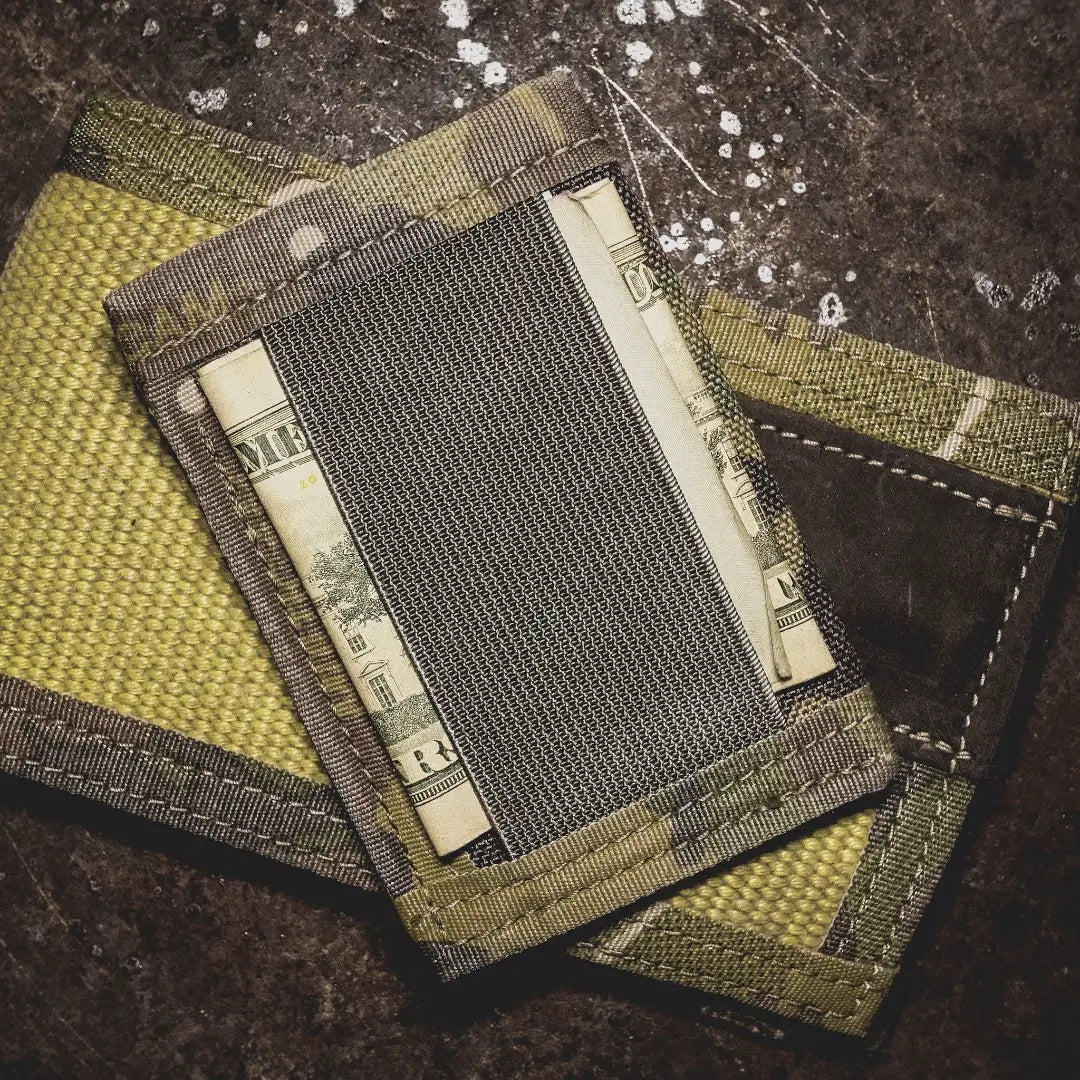 Sergeant Nylon Wallet by Recycled Firefighter. Durable nylon construction organizes cards and cash for daily professional use.