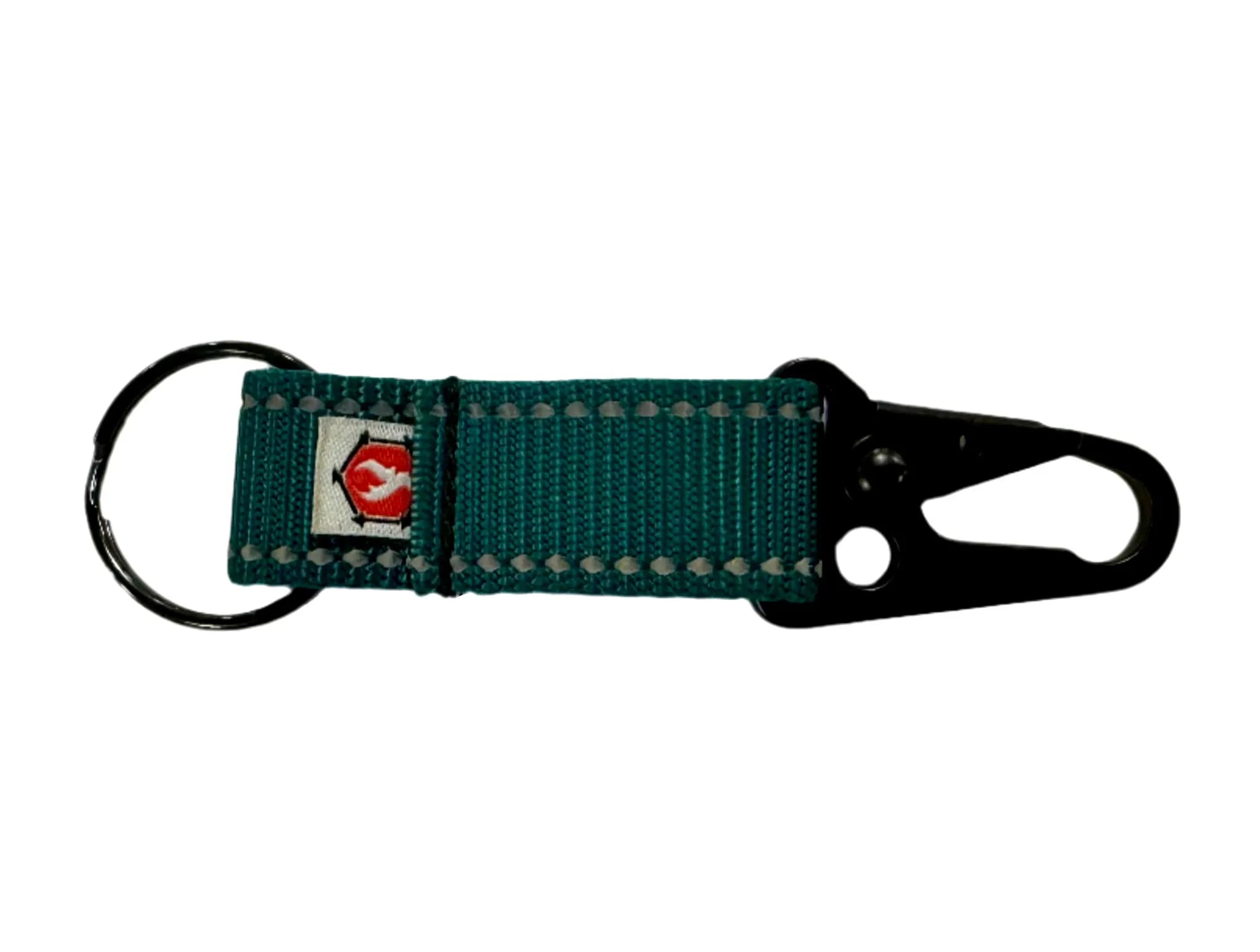 Professional The Chauffeur Durable keychain clip featuring Teal by Recycled Firefighter. Honors first responder service with durability.