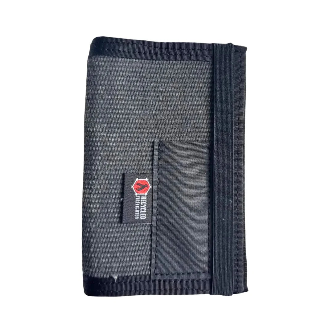 Professional The Inspector Notebook featuring Black and Black by Recycled Firefighter. Honors first responder service with durability.