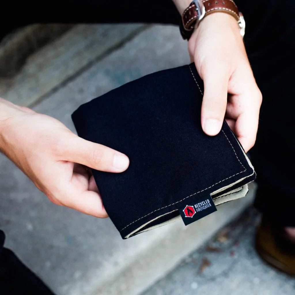 The Probie Handkerchief from Recycled Firefighter. Professional tactical construction for everyday operations.