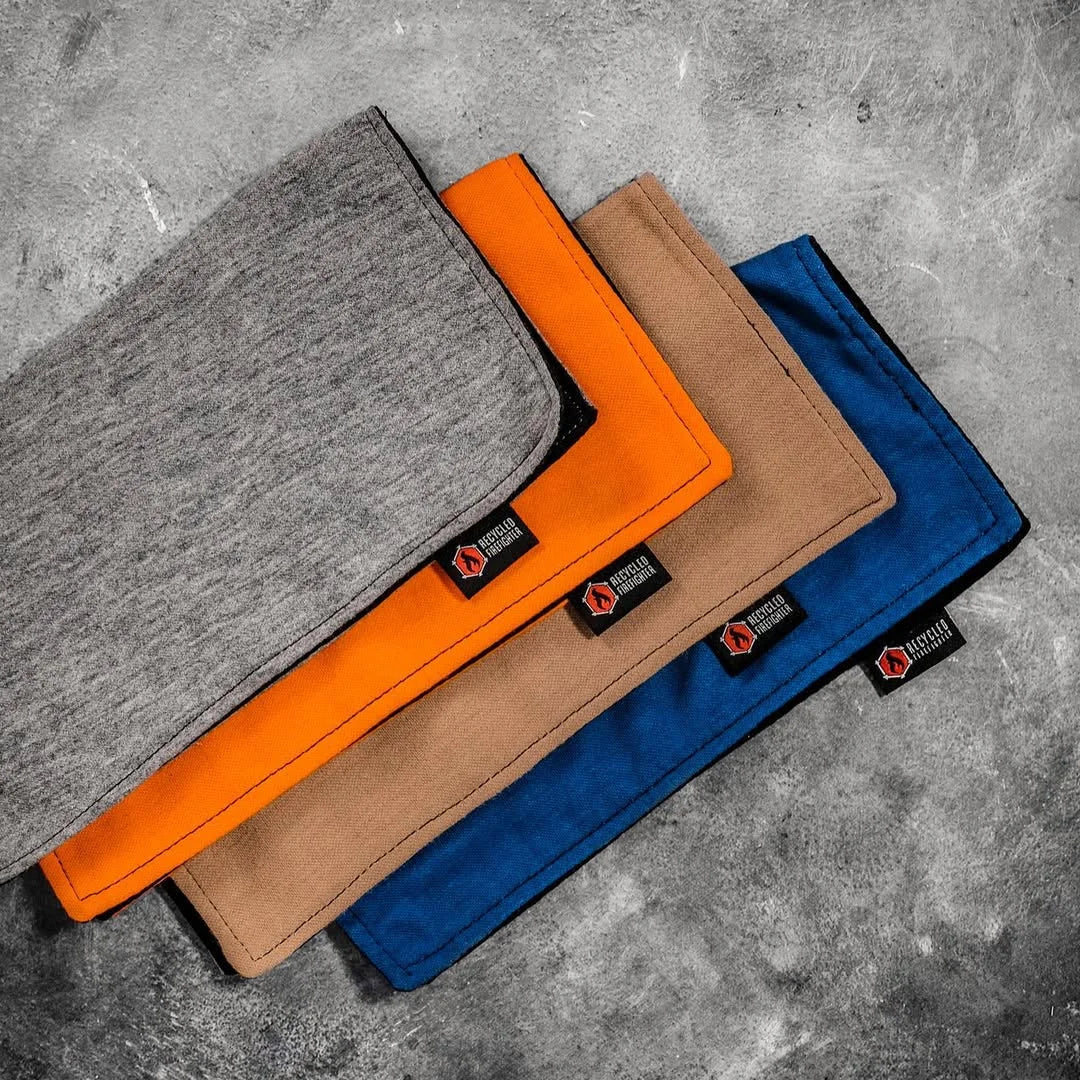 The Probie Handkerchief from Recycled Firefighter. Professional tactical construction for everyday operations.