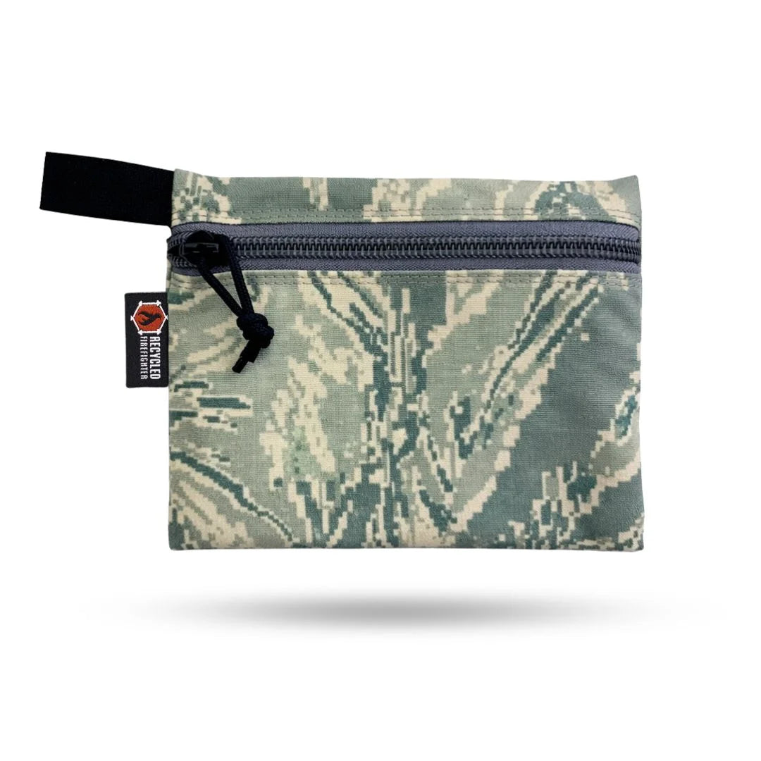 Digital stripe camo Cordura Truckie Large flat gear pouch with rugged construction and zipper closure