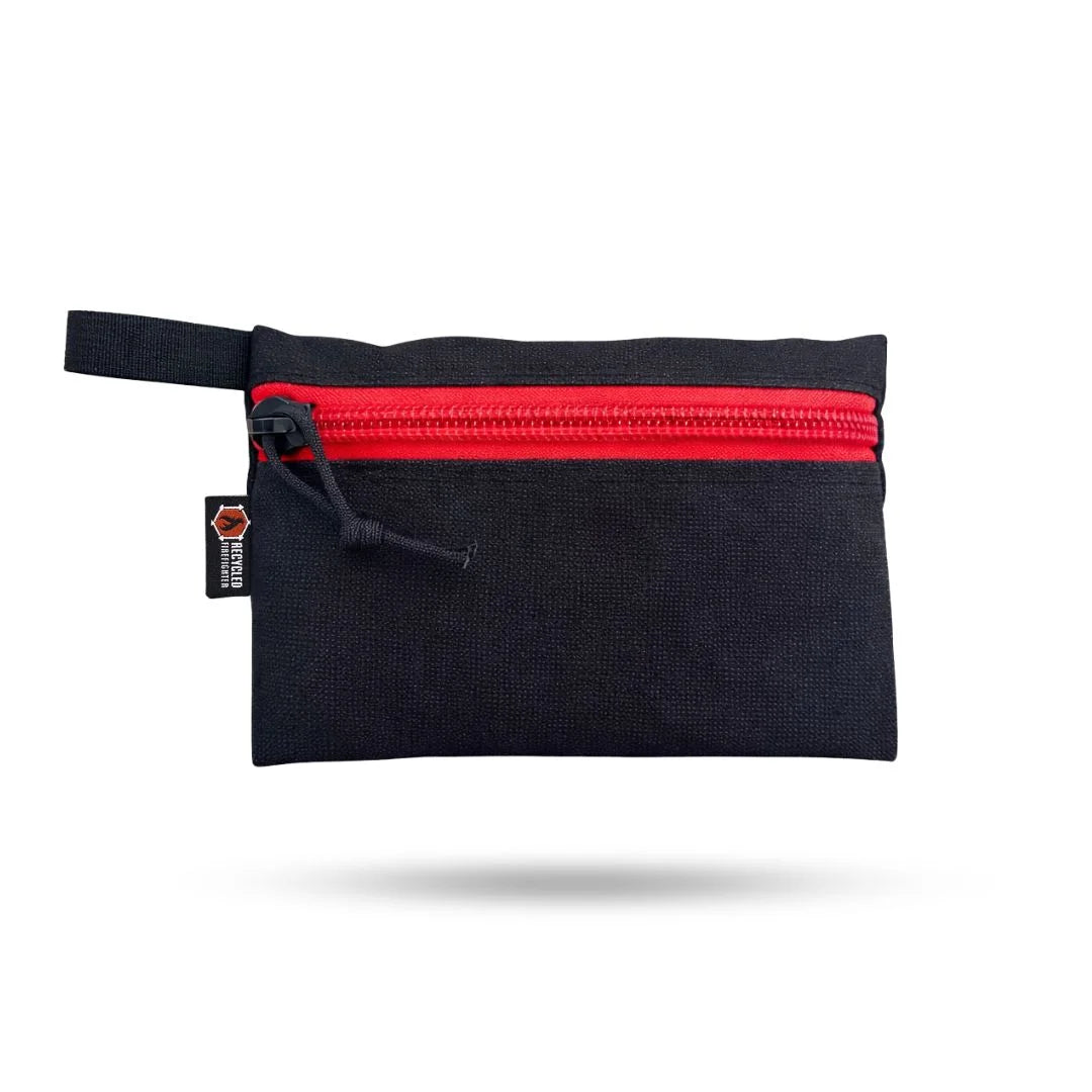 The msa bunger gear - black & red Truckie Medium from Recycled Firefighter. Tactical quality meets professional design standards.