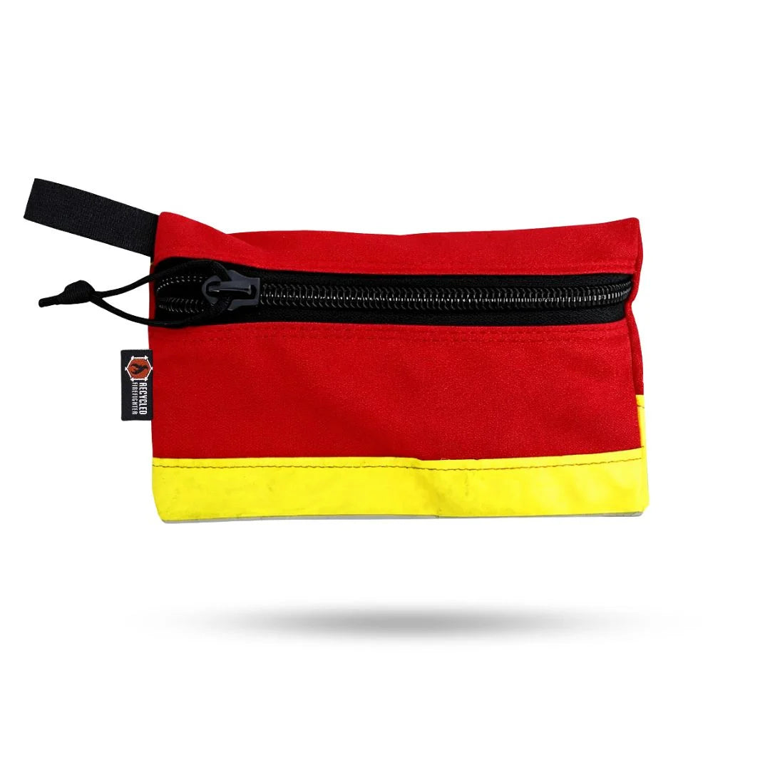 The vintage bunker gear - red Truckie Medium by Recycled Firefighter. Quality construction meets professional tactical requirements for demanding operations.