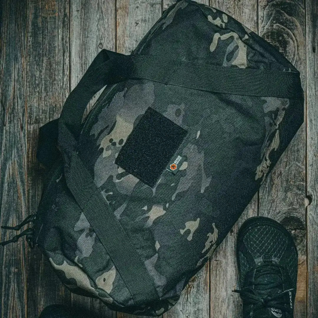Barrel Duffle Bag 500D by Recycled Firefighter - MCAMBLK. Reliable tactical gear for professional daily operations.