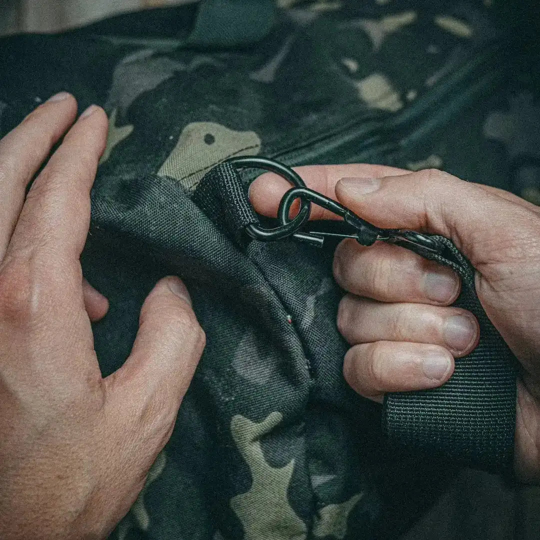 Barrel Duffle Bag 500D by Recycled Firefighter - MCAMBLK. Reliable tactical gear for professional daily operations.