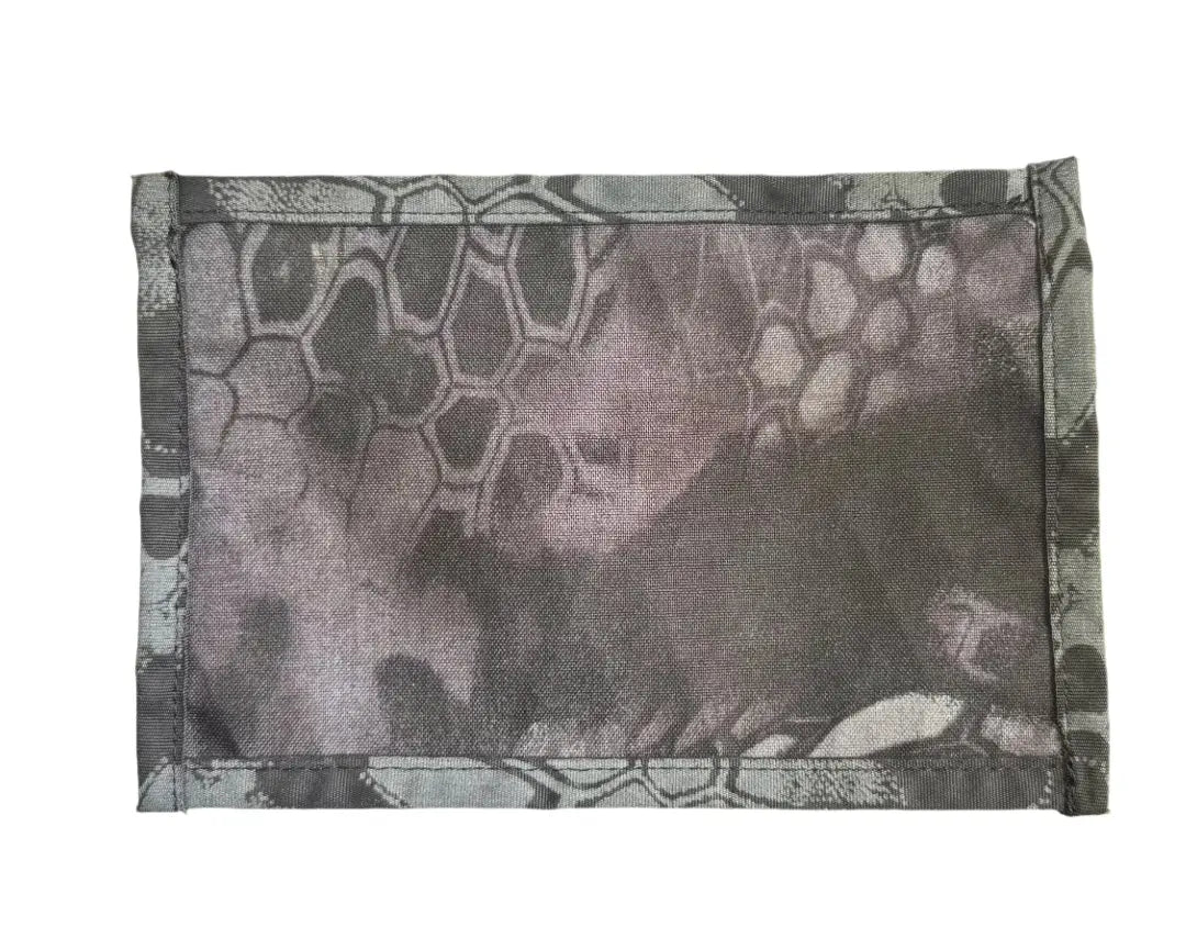 The Flat EDC Pouch X-Pac RAID in Xpac raid & Typhon by Recycled Firefighter. Tactical design meets professional durability standards.