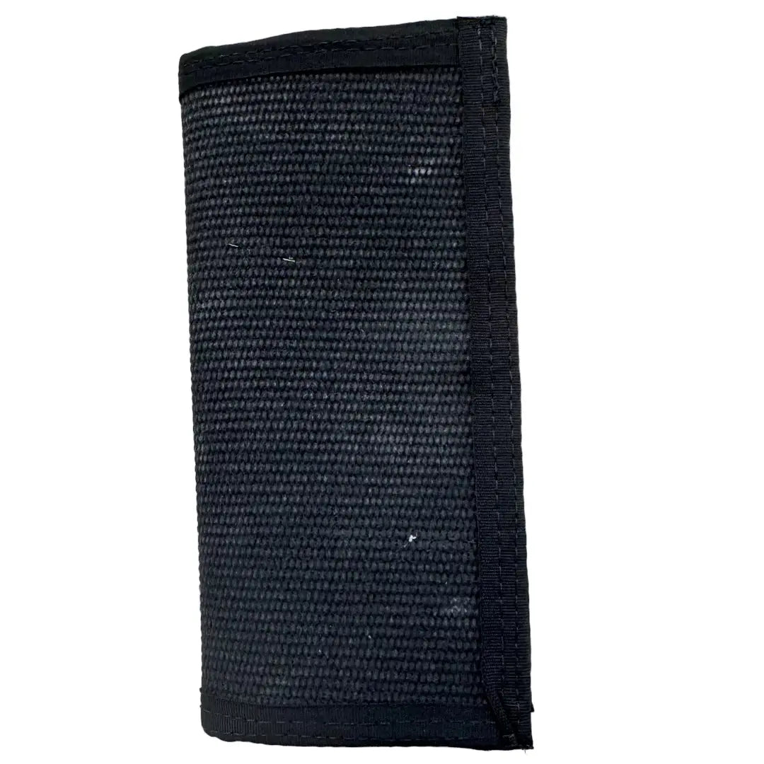 The Black Hose Long Wallet (No-Snap Edition) from Recycled Firefighter. Tactical quality meets professional design standards.