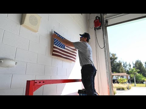 Service Star Triangle Flag - Legacy Edition product video by Recycled Firefighter