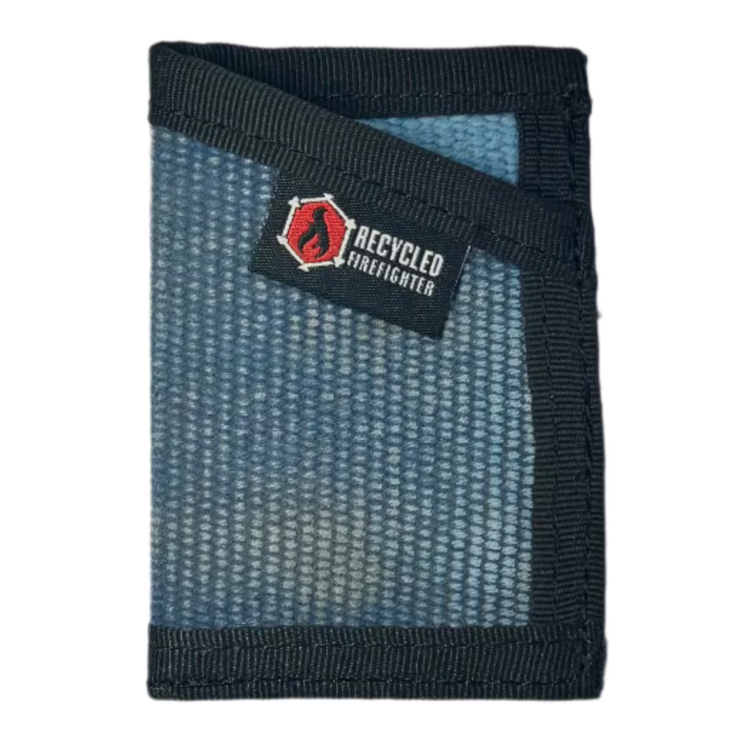 the sergeant wallet vintage blue and black with white background recycledfirefighter