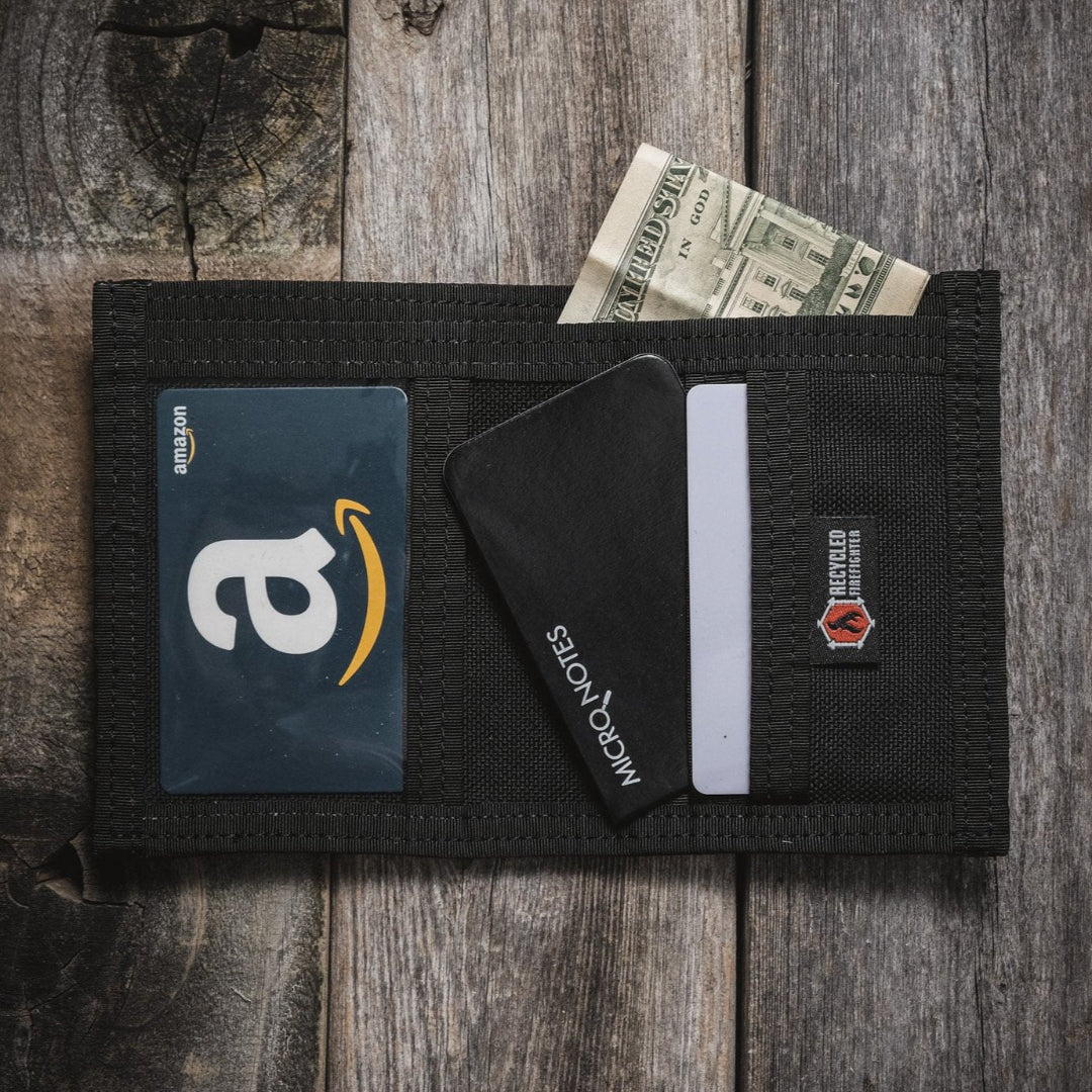 Captain Wallet Black Black Recycledfirefighter