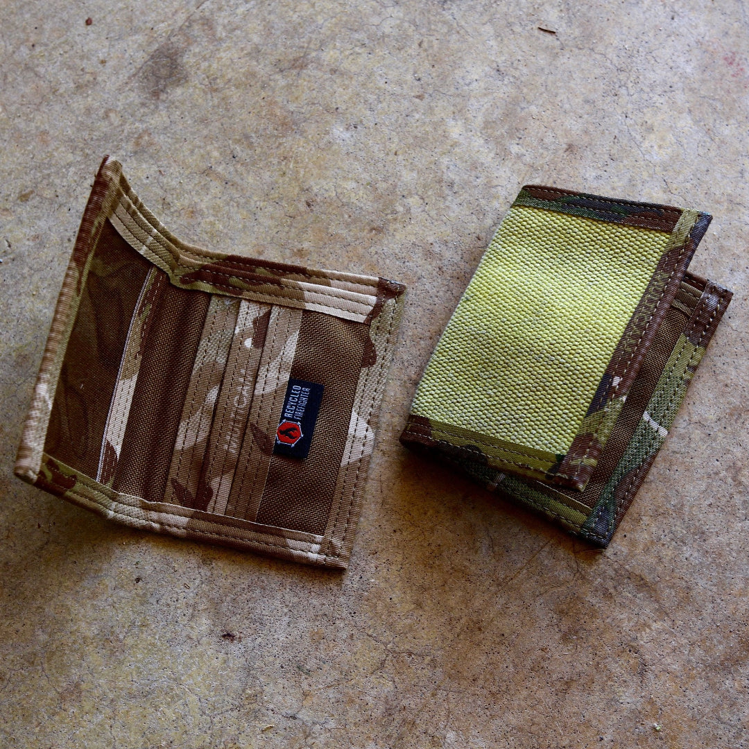 Captain Wallet Coyote Combat Leather Recycledfirefighter