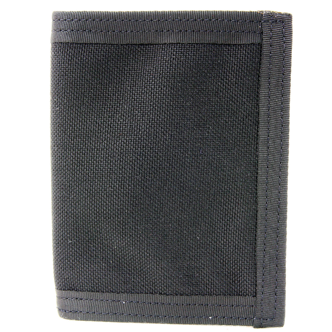 Captain Wallet Recycledfirefighter Mens Bifold Black 1000D
