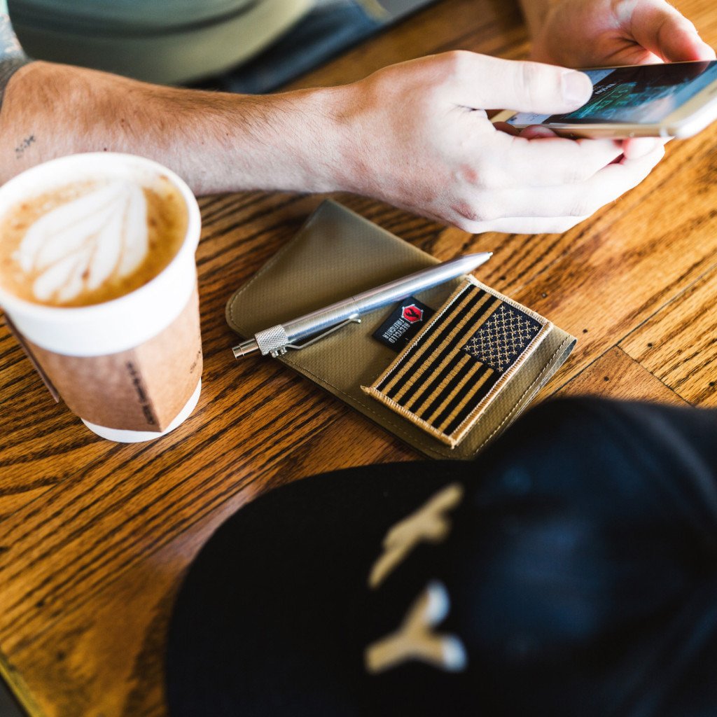 Field Notes Wallet Hypalon Coyote Recycledfirefighter