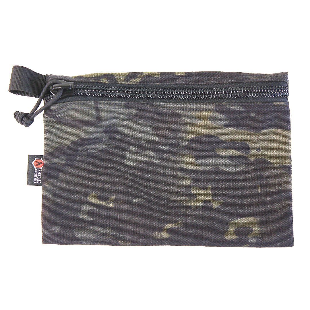 Flat Zippered Gear Pouch Large Multicamblack Recycled Firefighter