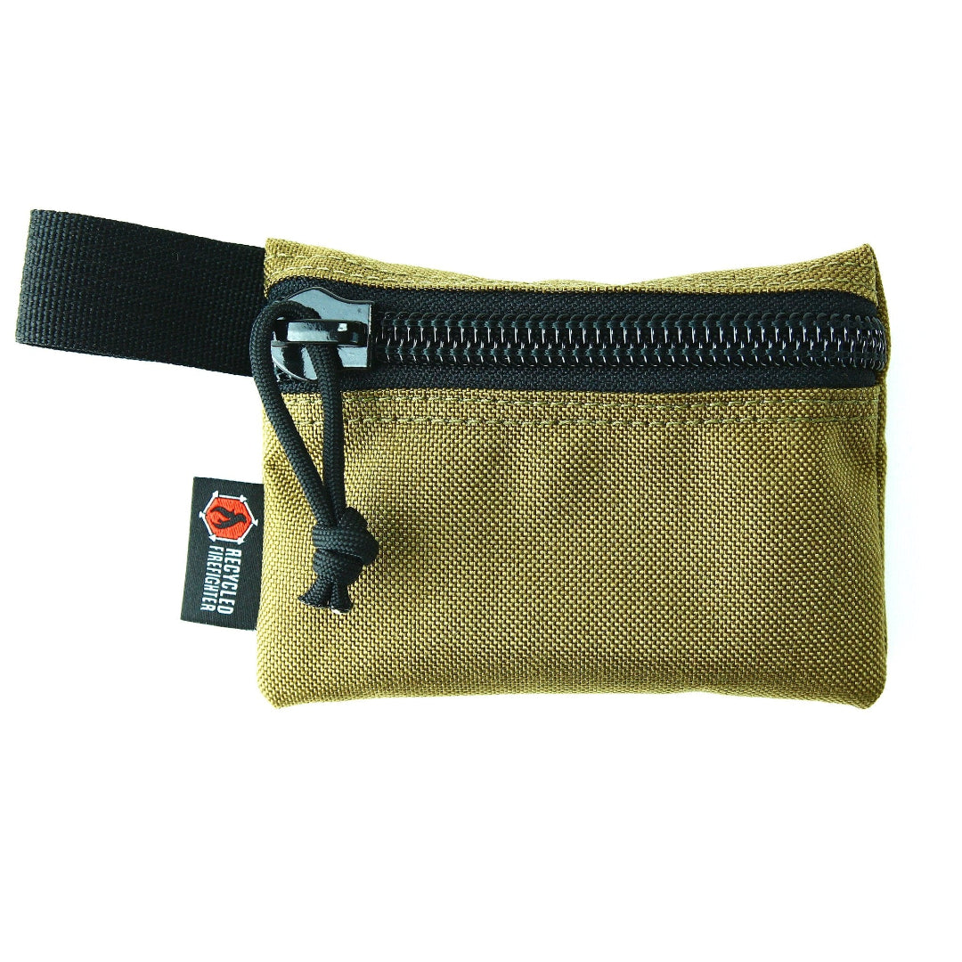 Flat Zippered Gear Pouch Small Coyote Recycledfirefighter