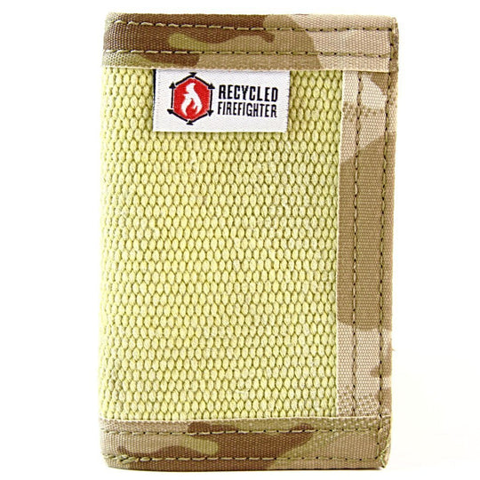 Front Pocket Bifold Wallet Yellow & Multicam Arid Wallet