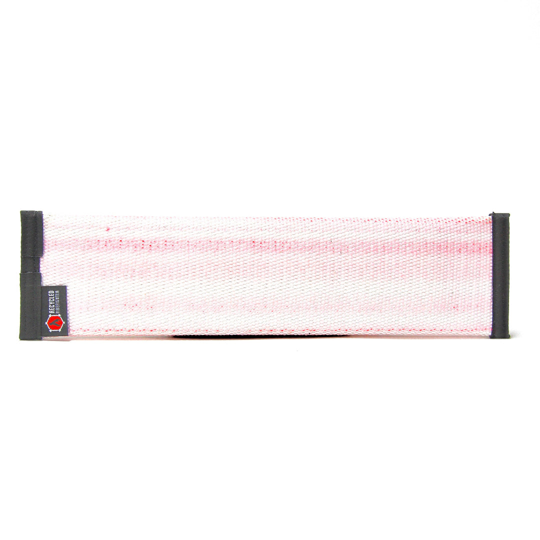 WHITE Recycled Fire Hose Dog Fetch Toy - Regular DOG TOY Recycled Firefighter