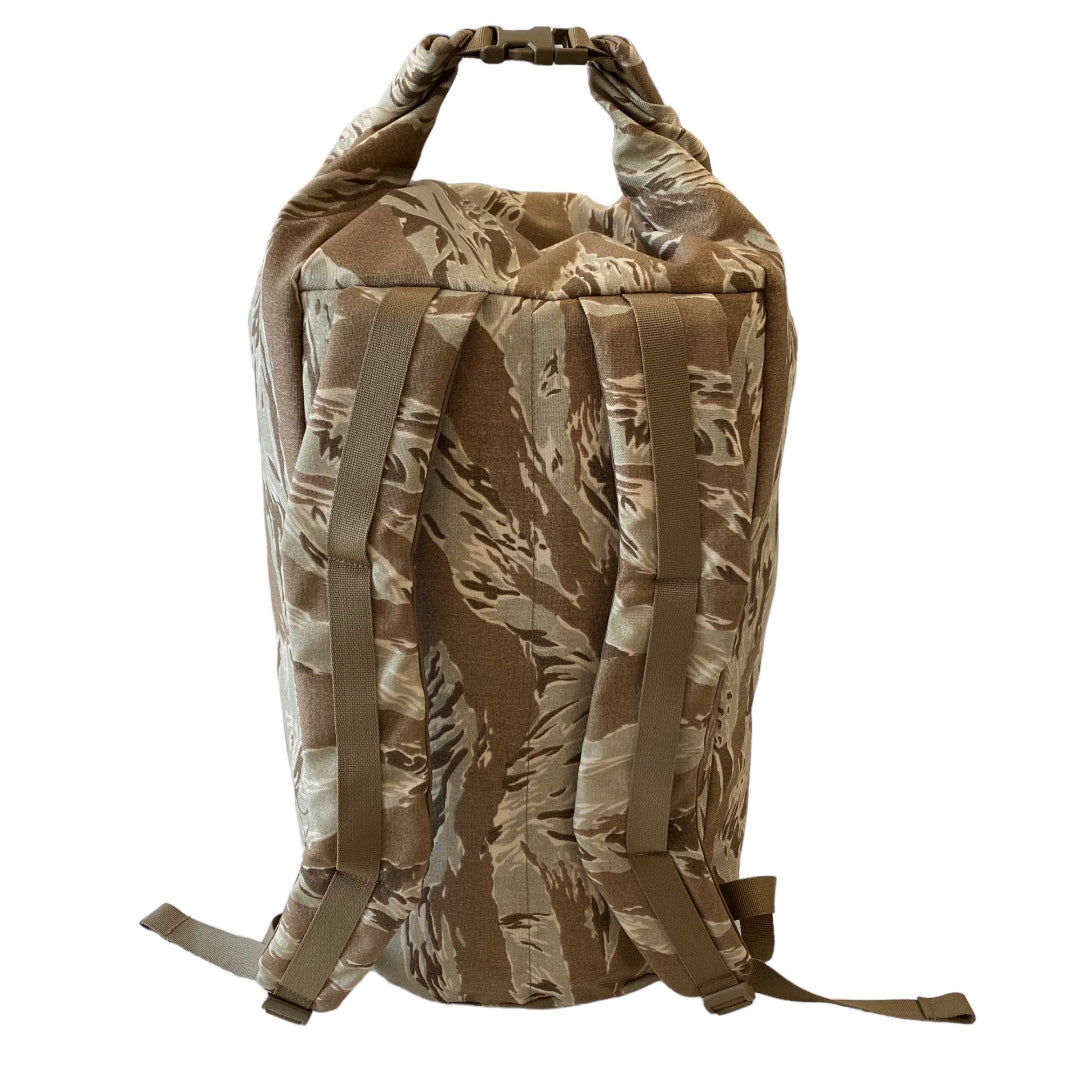 Roll Top Duffle Backpack Recycled Firefighter