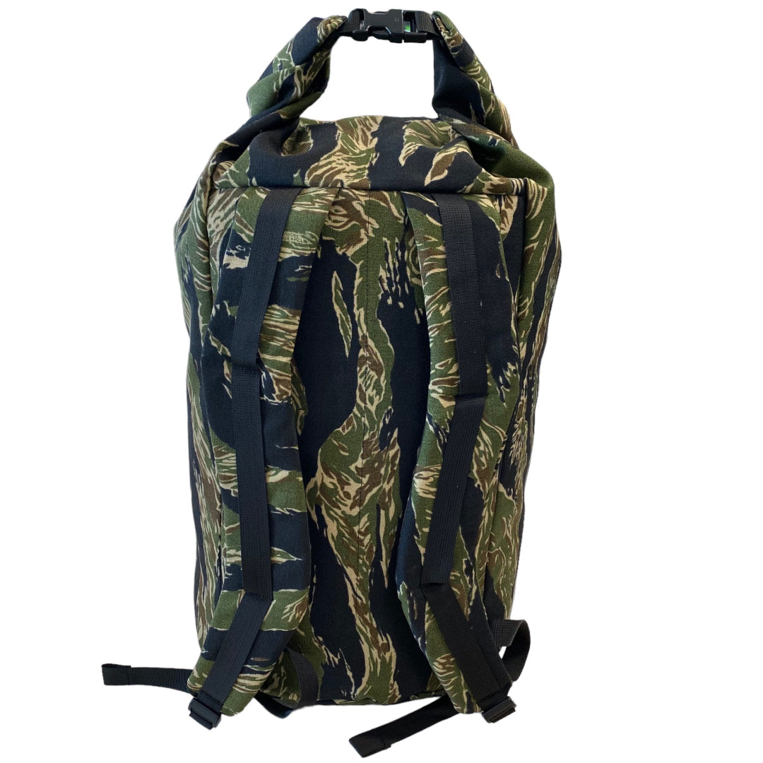 Roll Top Duffle Backpack Recycled Firefighter