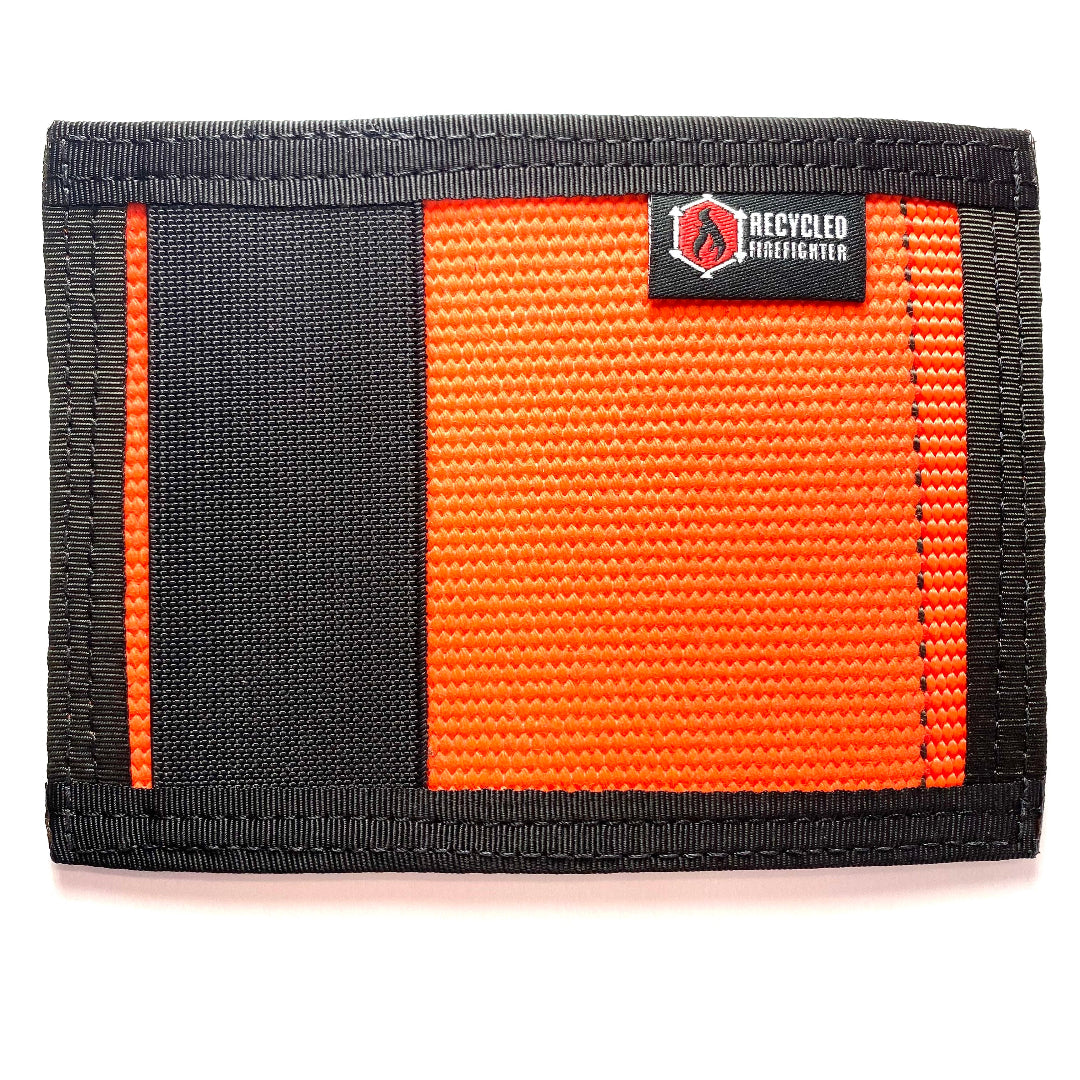Rookie Wallet - Firehose Edition Recycledfirefighter Orange and Typhon