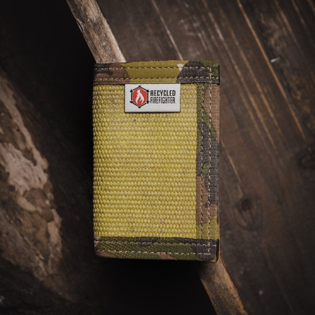 fire hose bifold front pocket wallets for men