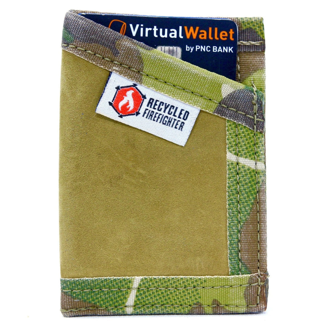 Sergeant Wallet - Combat Boot Leather Edition Coyote and Multicam Recycledfirefighter