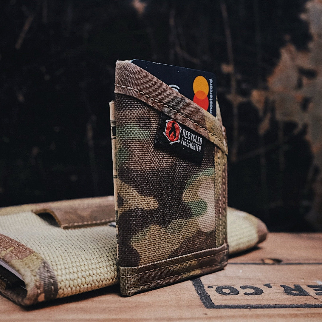 Front Pocket Wallet Recycled Firefighter