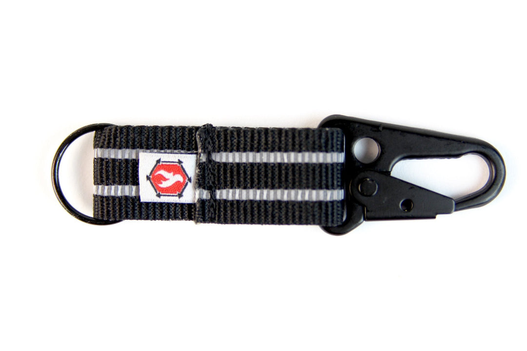 The Chauffeur - Durable keychain clip Recycledfirefighter In black
