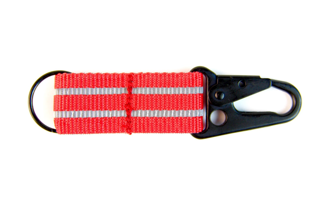 The Chauffeur - Durable keychain clip Recycledfirefighter in Salmon