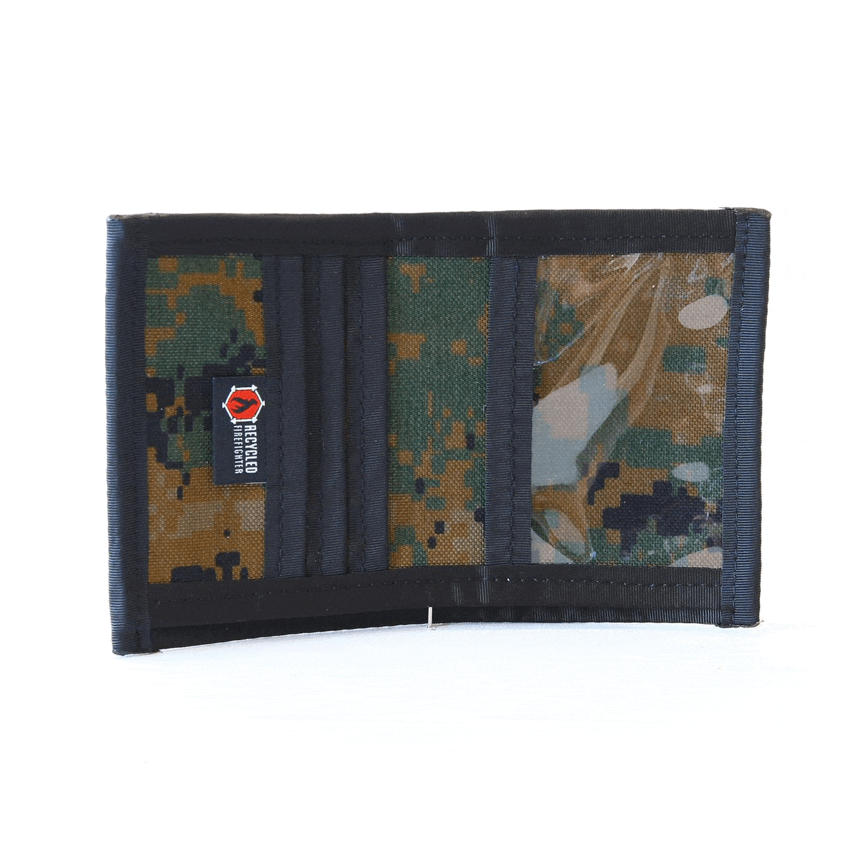 BLACK HOSE DIGITAL WOODLAND Captain Wallet Wallet Recycled Firefighter