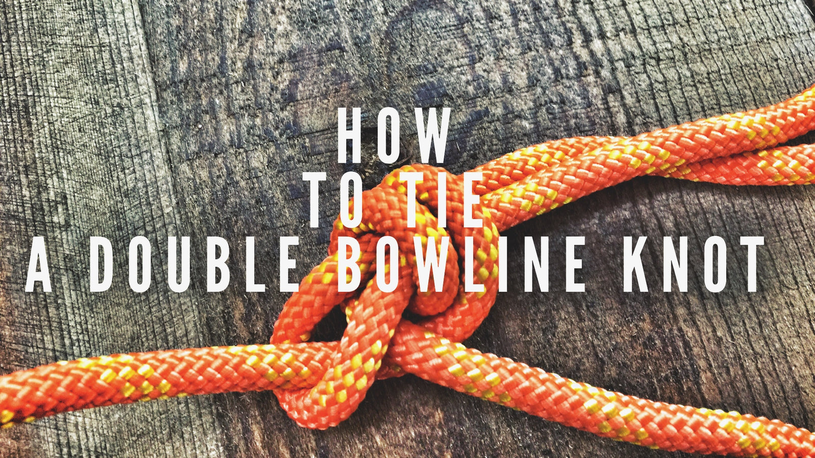 How to make a best sale bowline knot video