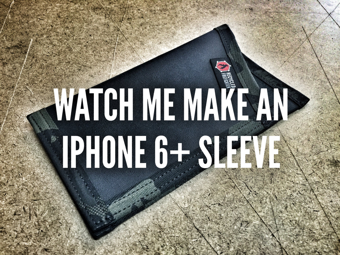 iphone 6Plus sleeve made from U.S. Military Combat Leather