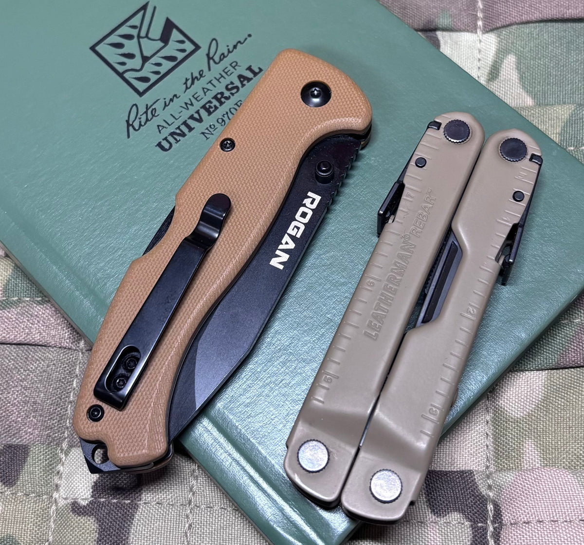 ROGUE Folding Knife-Gen 1 (Coyote/Black)